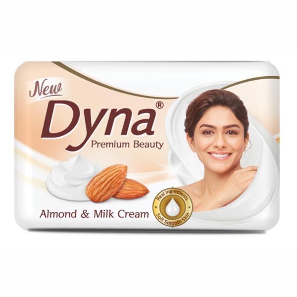 Dyna Premium Beauty Almond & Milk Cream Soap - Pack of 5
