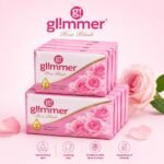 Glimmer Rose Blush Soap - 500g (Pack of 5, 100g Each)
