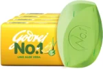 Godrej No. 1 Lime Aloe Vera Soap - 125g (4 Pack, 3+1 Free Offer)