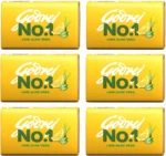 Godrej No. 1 Lime Aloe Vera Soap - 125g (4 Pack, 3+1 Free Offer)