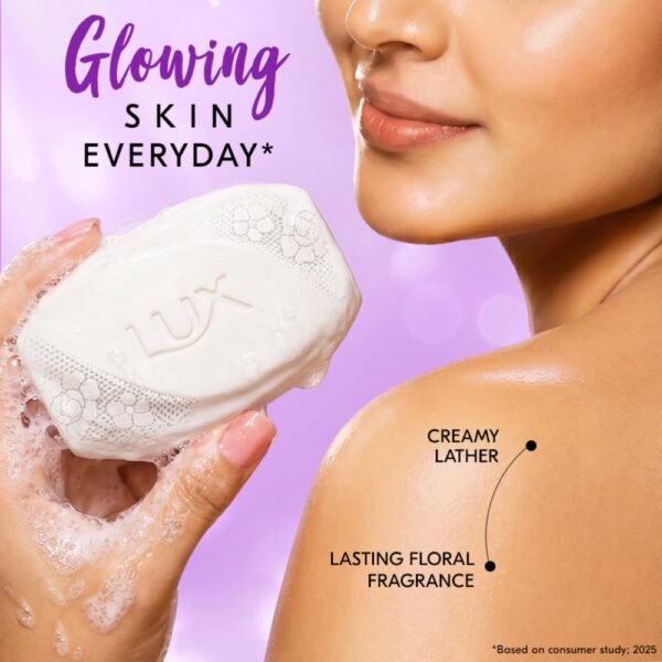 Lux Glow Vitamin C+E Jasmine Bloom Soap - 5 pack 100g