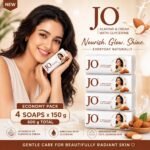 Jo Almond & Cream Soap with Glycerine (Pack of 4) 100g