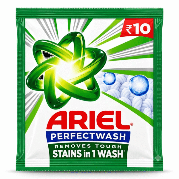 Ariel Perfect Wash Detergent Powder - ₹10 Sachet - 5 Pcs