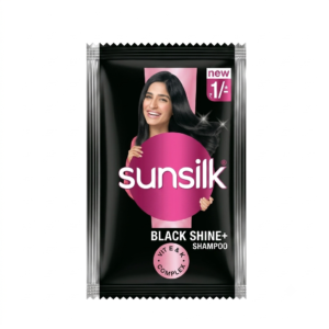Sunsilk Black Shine+ Shampoo - 50 Pcs (Rs 1/- Sachet)