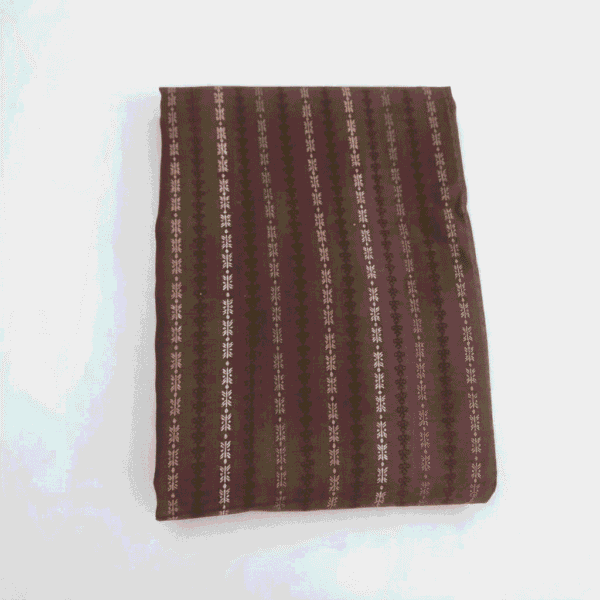 Women's Striped Brown Cotton Palazzos - Size XL