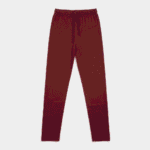 Women's Maroon Solid Viscose Leggings - Size XXL