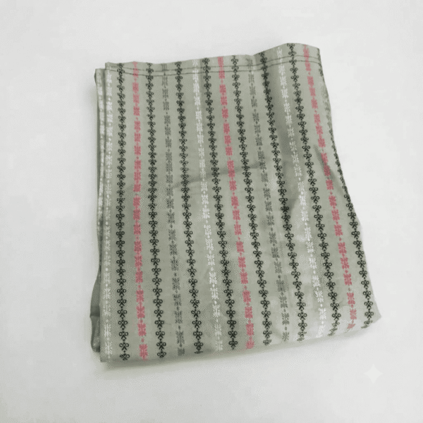 Women's Grey & Pink Printed Cotton Palazzos - Size XL