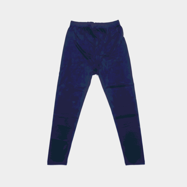 Women's Navy Blue Solid Viscose Leggings - Size XXL