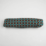 Women's Teal & Grey Checkered Ribbed Palazzos - Size L