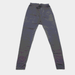 Women's Charcoal Grey Solid Viscose Leggings - Size XXL