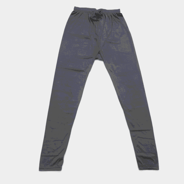 Women's Charcoal Grey Solid Viscose Leggings - Size XXL