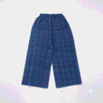 Women's Blue Geometric Printed Cotton Palazzos - Size XL