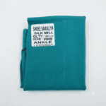 Women's Teal Green Cotton Lycra Ankle-Length Comfort Leggings - Free Size