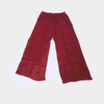 Women's Solid Maroon Liva Rayon Fancy Pocket Palazzos - Size XXL (Jumbo)