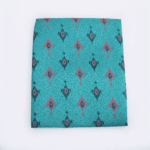 Women's Turquoise Blue & Pink Geometric Printed Cotton Palazzos - Size XL