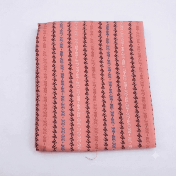 Women's Peach & Black Striped Printed Cotton Palazzos - Size XL