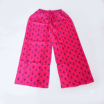 Women's Pink & Purple Geometric Printed Cotton Palazzos - Size XL