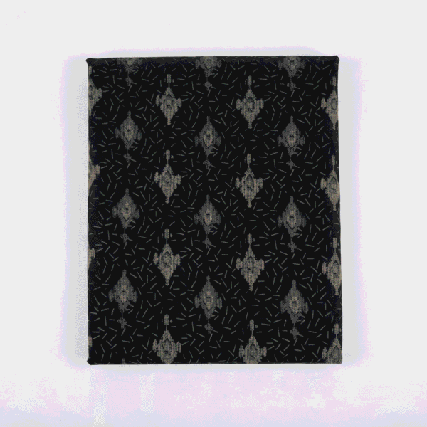 Women's Black & Grey Geometric Printed Cotton Palazzos - Size XL