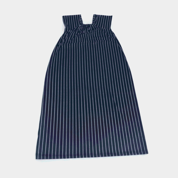 Women's Navy Blue Chain-Print Maxi Nighty - Size XXL