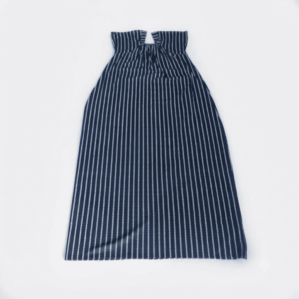 Women's Navy Blue Chain-Print Maxi Nighty - Size XXL