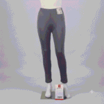 Women's Grey Cotton Lycra Ankle-Length Comfort Leggings - Free Size