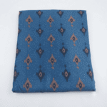 Women's Blue Geometric Printed Cotton Palazzos - Size XL