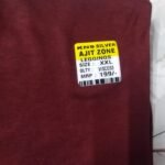 Women's Maroon Solid Viscose Leggings - Size XXL