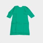 Women's Sea Green Embroidered Cotton Kurti - Size L