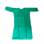 Women's Emerald Green Mirror-Embroidered Cotton Kurti - Size L