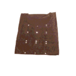 Women's Rich Brown Embroidered Cotton Kurti - Size L