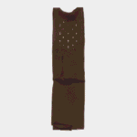 Women's Rich Brown Embroidered Cotton Kurti - Size L