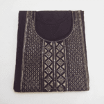 Women's Deep Plum Gold-Printed Cotton Kurti - Size L