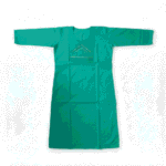 Women's Emerald Green Mirror-Embroidered Cotton Kurti - Size L