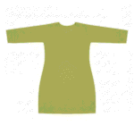 Women's Olive Green Embroidered Cotton Kurti - Size XL
