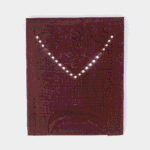 Women's Maroon Mirror-Embroidered Cotton Kurti - Size L