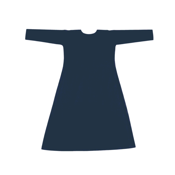 Women's Royal Blue Embroidered Cotton Kurti - Size L